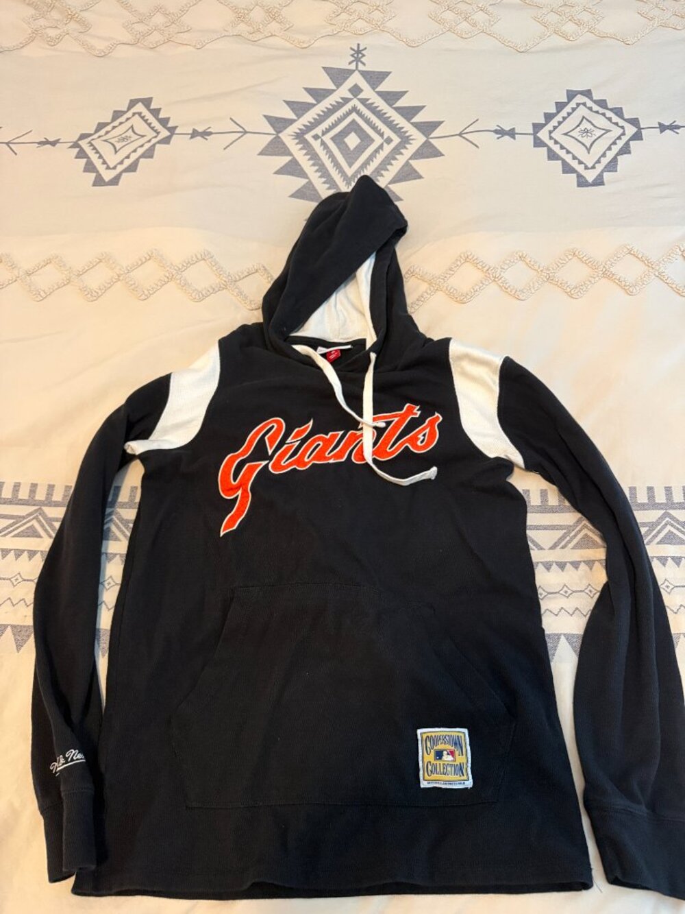Authentic MLB Giants Hoodie Bought at Giants Stadium. Bonus Polo Hoodie - Picture 12 of 16